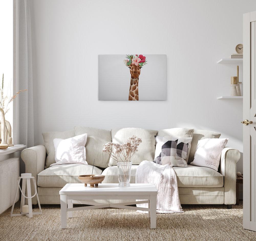 Slika na platnu Designwalls 2 - GiraffePortrai(Portret Žirafe) - slika 2