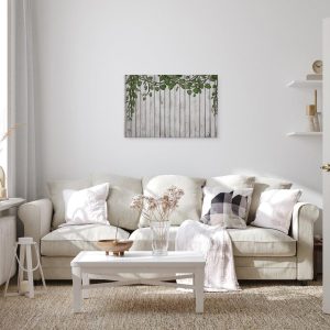 Alternative view of Slika na platnu Designwalls 2 - Wood&Leaves   (Les in listi)