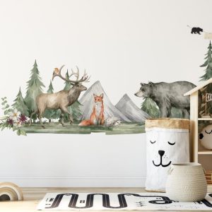 Alternative view of Foto tapeta Designwalls 2 - ForestAnimals (Gozdne Živali)