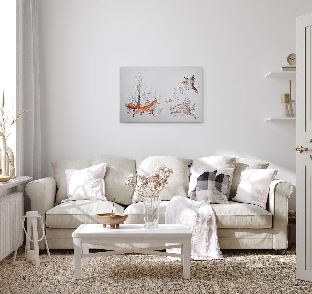 Slika na platnu Designwalls 2 - ForestFriends (Gozdni Prijatelji) - slika 2