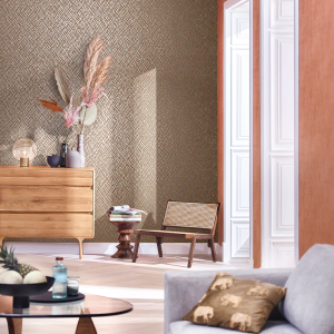 Alternative view of MARBURG tapeta  - Papis Loveday 33718M - Metallic Cross Ha